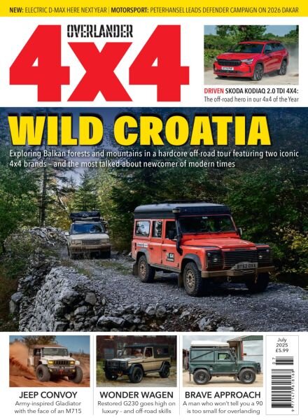 Overlander 4×4 – July 2025 Cover