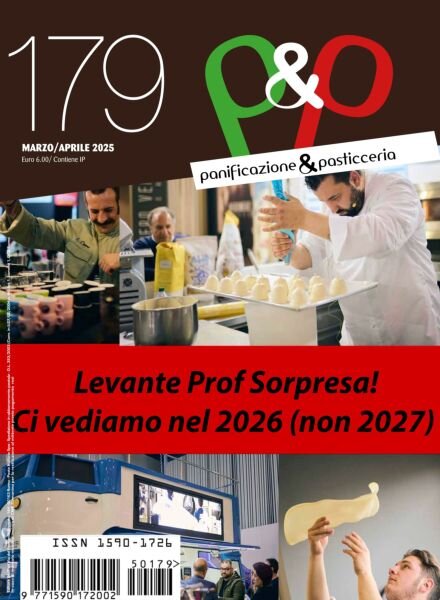 P&P Panificazione&Pasticceria – Marzo-Aprile 2025 Cover
