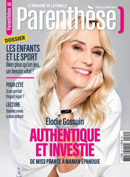 Parenthese – Juin-Juillet-aout 2025 Cover