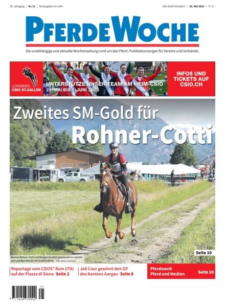 PferdeWoche – 28 Mai 2025 Cover