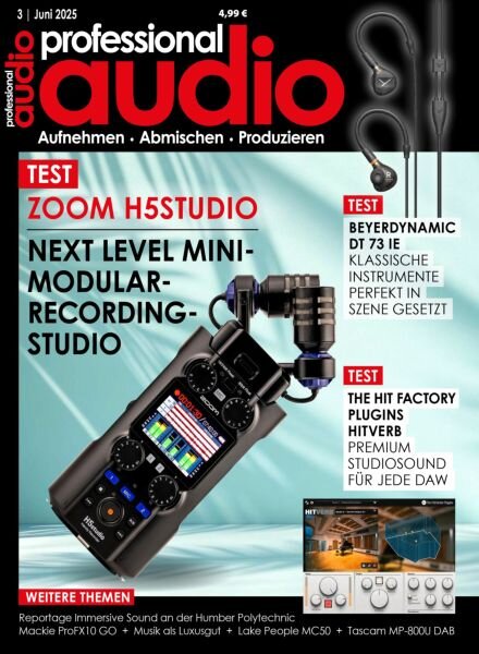 Professional Audio – Juni 2025 Cover