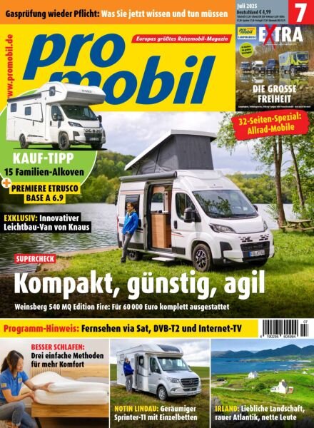 Promobil – Juli 2025 Cover
