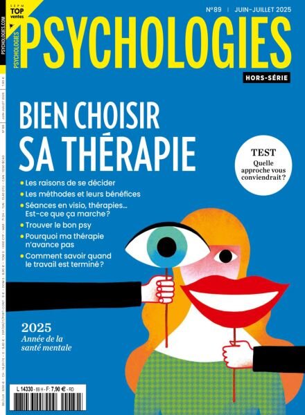Psychologies – Hors-Serie N 89 – Juin-Juillet 2025 Cover