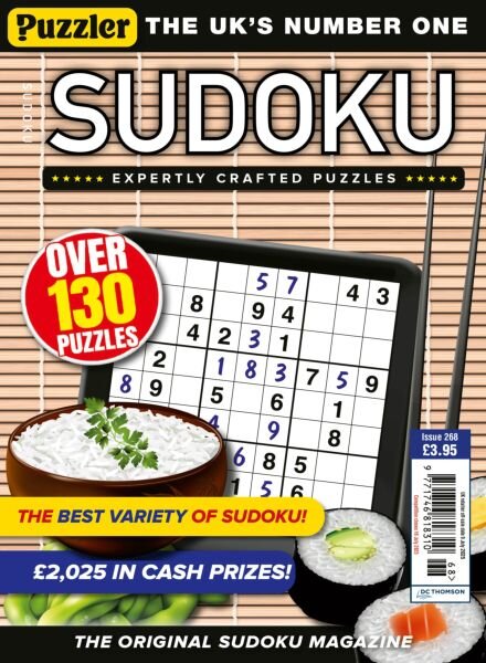 Puzzler Sudoku – Issue 268 2025 Cover