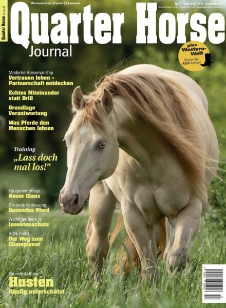 Quarter Horse Journal – Juli 2025 Cover