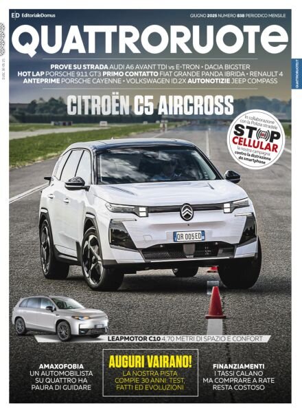 Quattroruote Italia – Giugno 2025 Cover