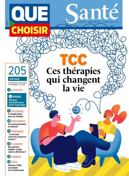 Que Choisir Sante – Juin 2025 Cover