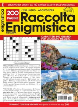 Raccolta Enigmistica – Luglio-Agosto 2025