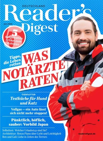Reader’s Digest Germany – Juli 2025 Cover