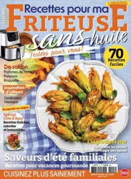 Recettes pour ma Friteuse sans huile – Juin-Aout 2025