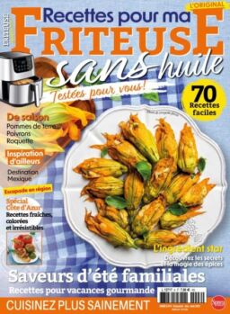Recettes pour ma Fritteuse – Juin-Aout 2025