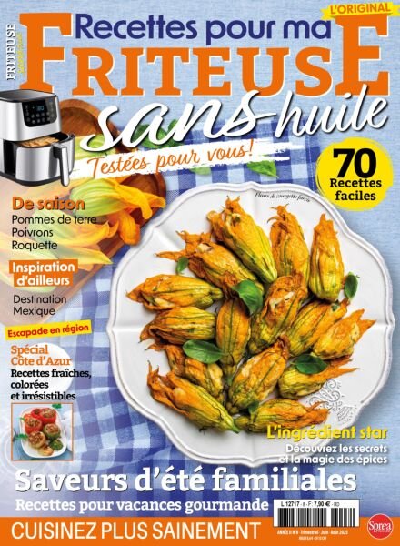 Recettes pour ma Fritteuse – Juin-Aout 2025 Cover