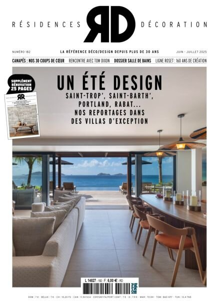 Residences Decoration – Juin-Juillet 2025 Cover