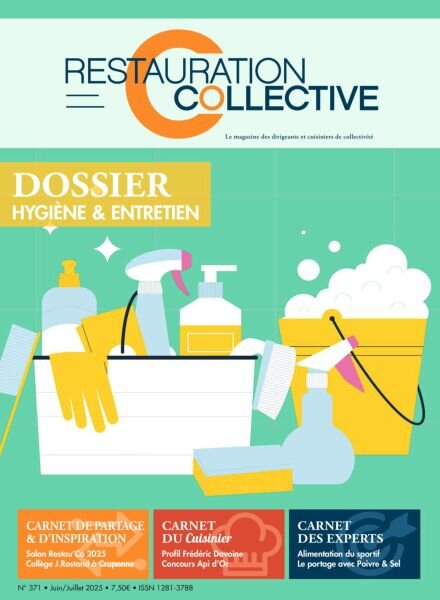 Restauration Collective – Juin-Juillet 2025 Cover