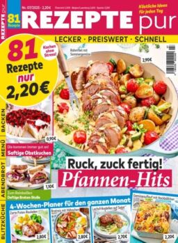 Rezepte pur – Juli 2025