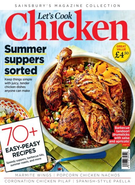 Sainsbury’s Magazine Collection – Let’s Cook Chicken – 20 June 2025 Cover