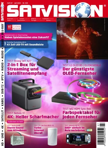 Satvision – Juli 2025 Cover