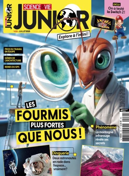 Science & Vie Junior – Juillet 2025 Cover