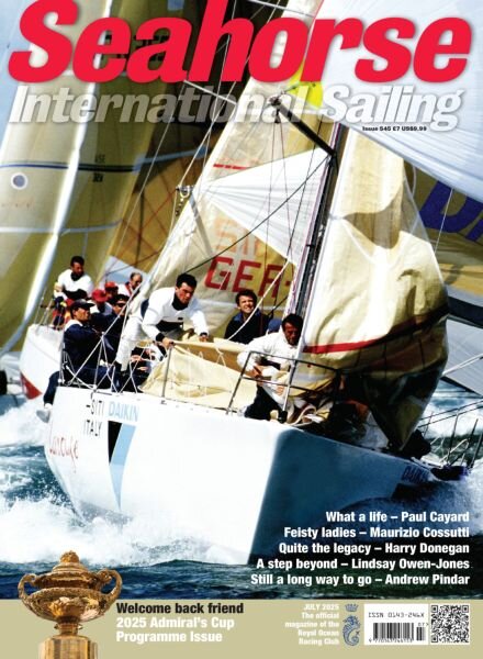Seahorse International Sailing Magazine – July 2025 Cover