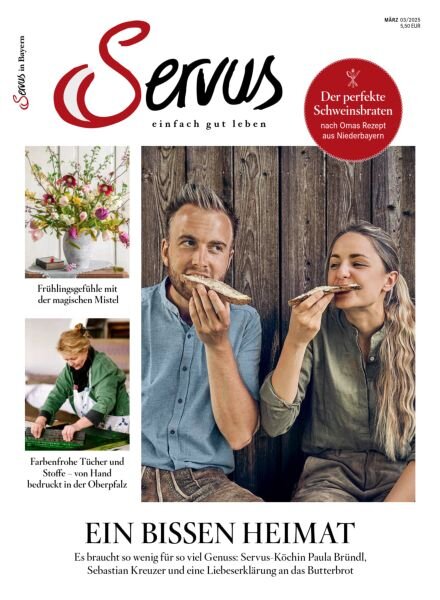 Servus in Bayern – Marz 2025 Cover
