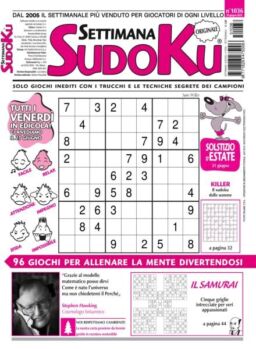 Settimana Sudoku – 20 Giugno 2025