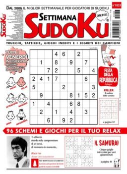 Settimana Sudoku – 30 Maggio 2025