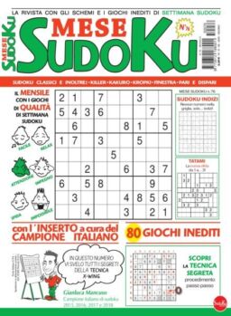 Settimana Sudoku Mese – Giugno 2025