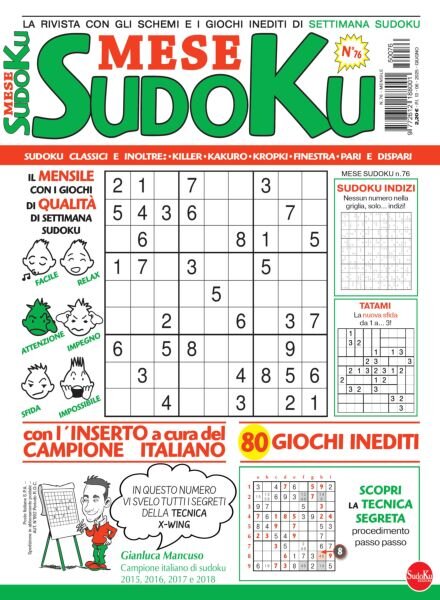 Settimana Sudoku Mese – Giugno 2025 Cover