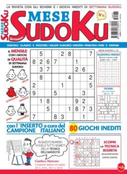 Settimana Sudoku Mese – Maggio 2025