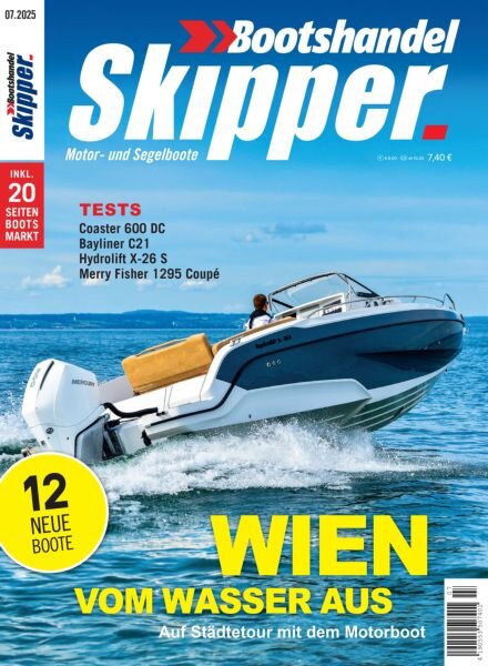 Skipper Bootshandel – Juli 2025 Cover