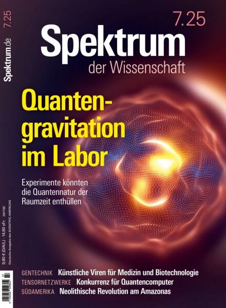 Spektrum der Wissenschaft – Juli 2025 Cover