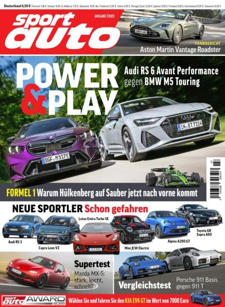 Sport Auto – Juli 2025 Cover