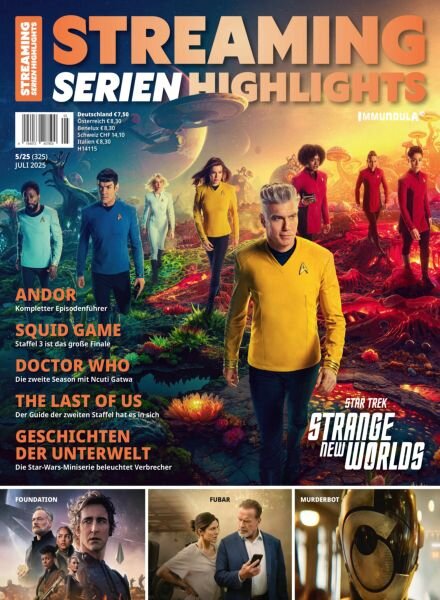 Streaming Serien Highlights – Juli 2025 Cover