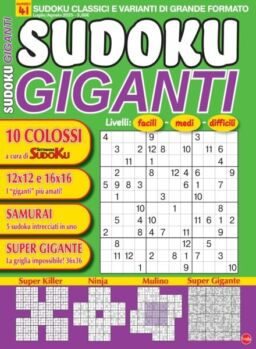 Sudoku Giganti – Luglio-Agosto 2025