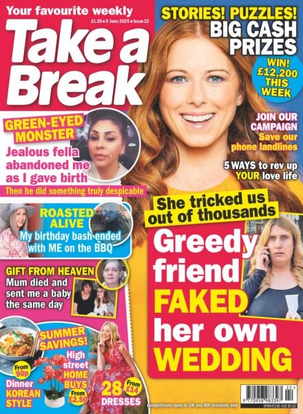 Take a Break Weekly – 29 May 2025 Cover