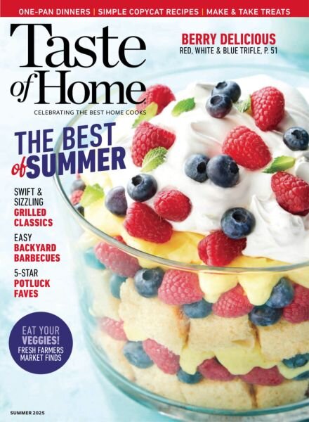Taste of Home – Summer 2025 Cover