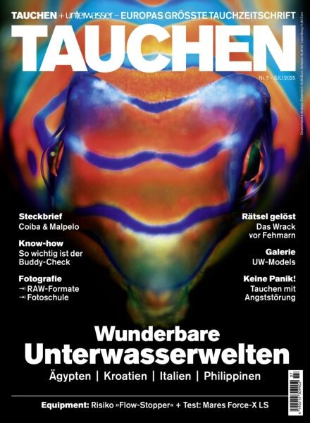 Tauchen – Juli 2025 Cover