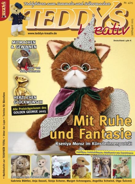 Teddys Kreativ – Juli-August 2025 Cover