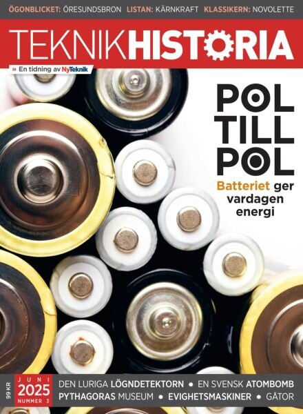 Teknikhistoria – 16 Juni 2025 Cover