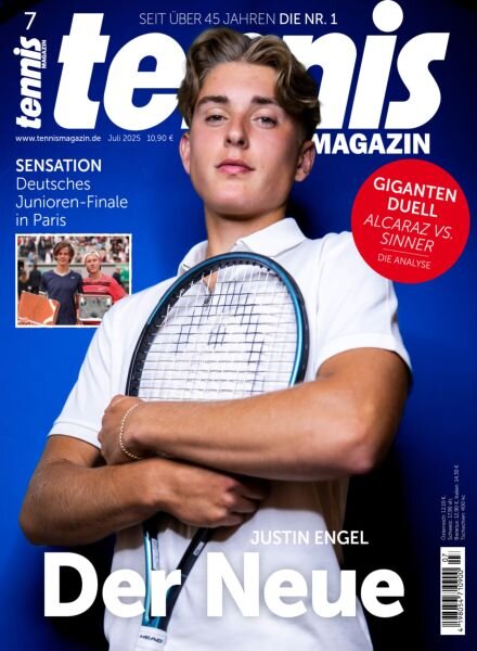 Tennis Magazin – Juli 2025 Cover