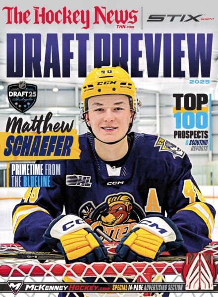 The Hockey News – Draft Preview 2025 Cover