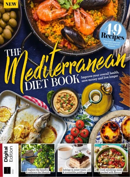 The Mediterranean Diet Book – 7th Edition – June 2025 Cover