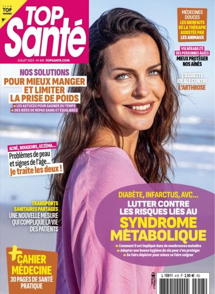 Top Sante France – Juillet 2025 Cover
