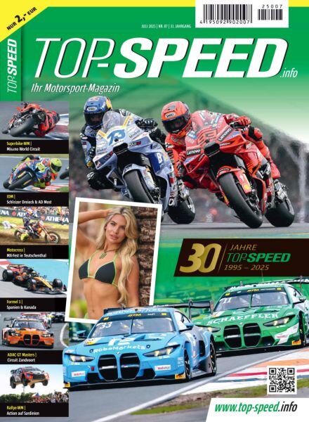 Top-Speed – Juli 2025 Cover