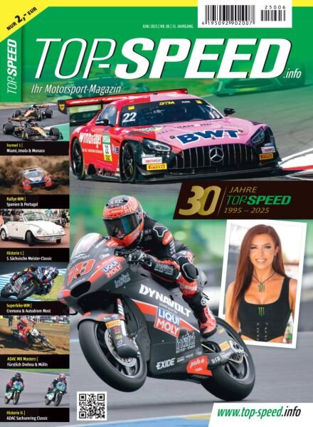 Top-Speed – Juni 2025 Cover