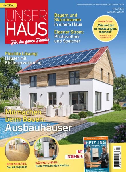 Unser Haus – Ausgabe 3 2025 Cover