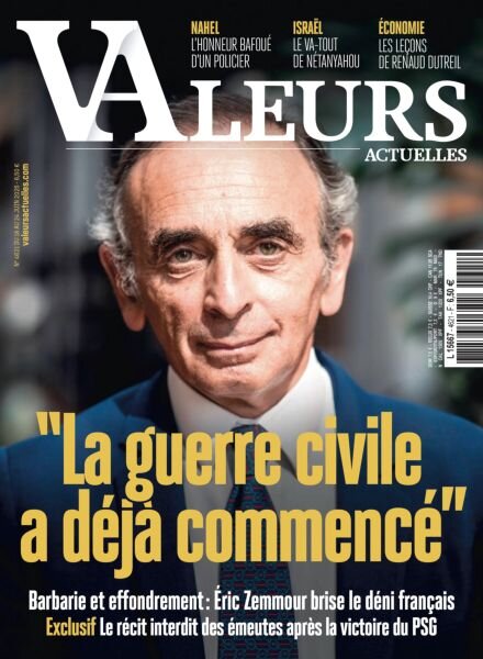 Valeurs Actuelles – 18 Juin 2025 Cover