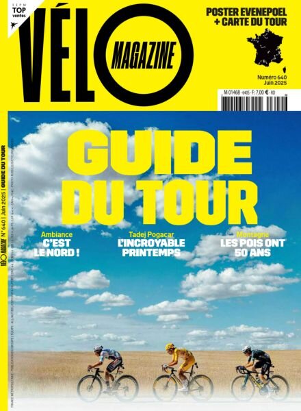 Velo Magazine – Juin 2025 Cover