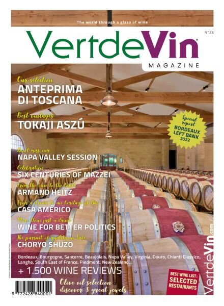 VertdeVin Magazine – Issue 28 2025 Cover