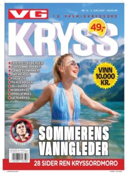 VG Kryssord – 2 Juni 2025